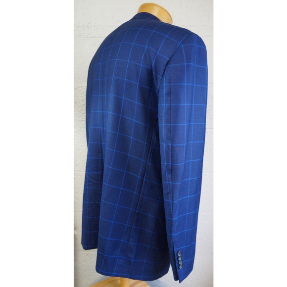 Brooks Brothers Sport Coat 46L Brown Blazer Regent Reda Wool window pane - Picture 10 of 14